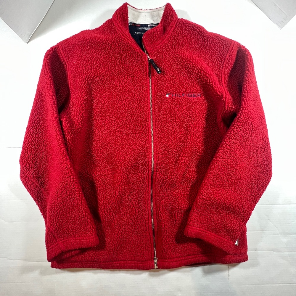 Vintage Tommy Hilfiger Unisex Zip Up Jacket 
Sz L